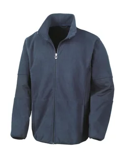 Result Osaka softshell met gekamde pool in Navy, voorkant