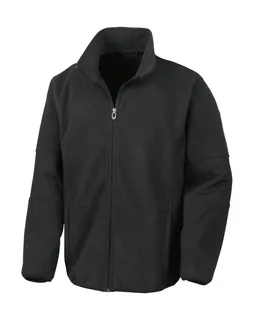 Result Osaka softshell met gekamde pool in Black, voorkant