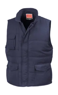 Result Promo bodywarmer in Navy, voorkant