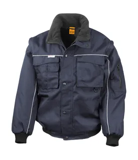 Result Work-Guard Heavy Duty jacket in Navy, voorkant