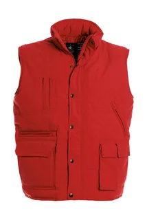 B&C Explorer Bodywarmer in Red, voorkant