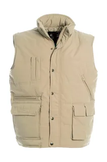 B&C Explorer Bodywarmer in Beige, voorkant