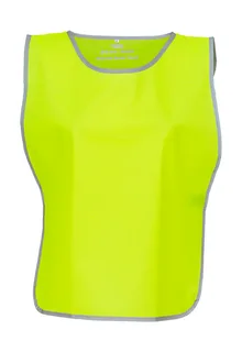 Yoko Fluo Reflective Border Tabard in Fluo Yellow, voorkant