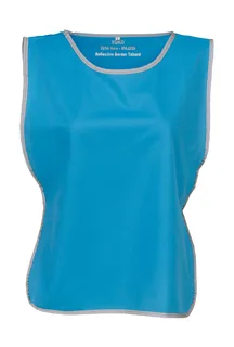 Yoko Fluo Reflective Border Tabard in Sapphire, voorkant