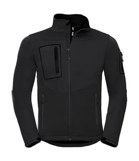 Russell Heren Sport Shell 5000 jack in Black, voorkant