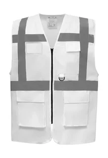 Yoko Fluo Executive hesje in White, voorkant