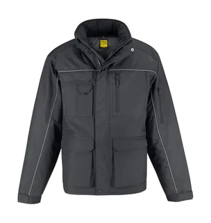 B&C Pro Shelter PRO jacket in Dark Grey, voorkant