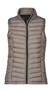 Tee Jays Women's Zepelin bodywarmer in Driftwood, voorkant