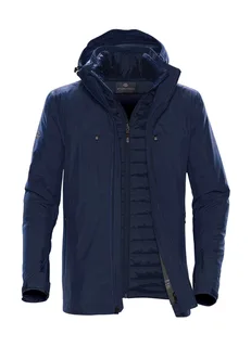 Stormtech Men's Matrix System jacket in Navy/Navy, voorkant