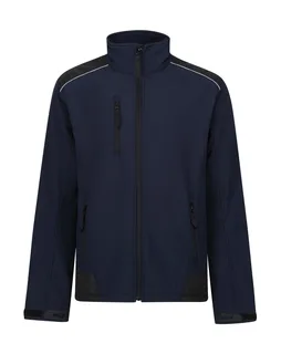 Regatta Professional Sandstorm Workwear Softshell in Navy, voorkant