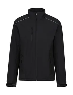 Regatta Professional Sandstorm Workwear Softshell in Black, voorkant