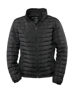 Tee Jays Gewatteerd jack in Black, voorkant