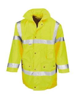 Result Safe Guard Veiligheidsjack in Fluorescent Yellow, voorkant