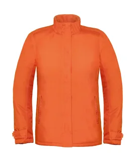 B&C Women's heavy jacket in Orange, voorkant