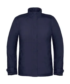 B&C Women's heavy jacket in Navy, voorkant