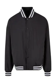 Build Your Brand Light college jacket in Black, voorkant