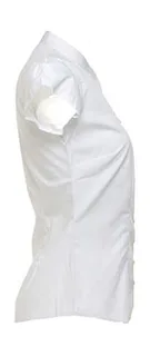 Kustom Kit Dames blouse met opstaande kraag en korte mouwen, tailored fit – foto 3