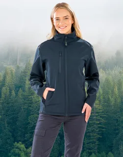 Result Recycled Dames gerecycled 3-laags bedrukbaar softshell jack – foto 2