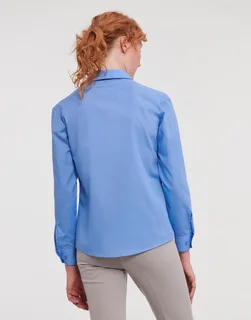 Russell Collection Women's long-sleeved poplin blouse – foto 1