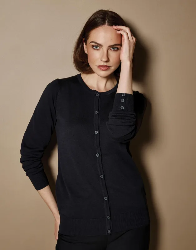 Kustom Kit Dames Arundel vest met ronde hals, classic fit