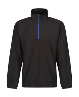 Regatta Professional Navigate Half Zip Fleece in Black/New Royal, voorkant