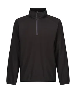 Regatta Professional Navigate Half Zip Fleece in Black/Seal Grey, voorkant