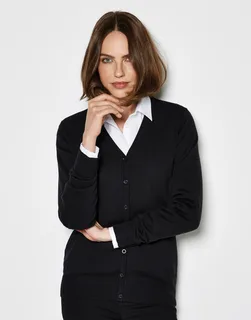 Kustom Kit Women's Arundel V-neck cardigan, classic fit – foto 1
