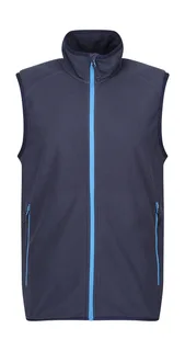 Regatta Professional Navigate Fleece Bodywarmer in Navy/French Blue, voorkant