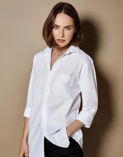 Kustom Kit Poplin overhemd, tailored fit – foto 3