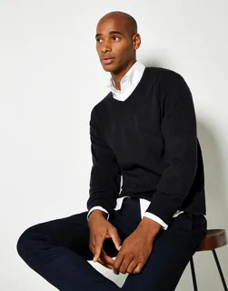 Kustom Kit Arundel V-neck sweater, classic fit – foto 1