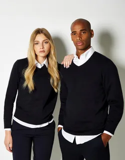 Kustom Kit Arundel V-neck sweater, classic fit – foto 2