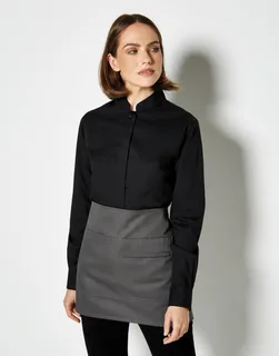 Bargear Dames blouse met opstaande kraag, tailored fit – foto 1
