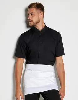 Bargear Tailored-fit short-sleeved mandarin collar shirt – foto 1