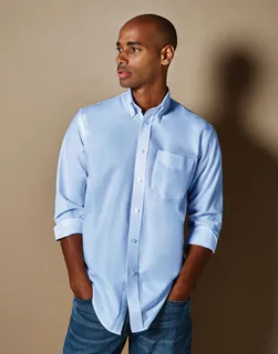Kustom Kit Workwear oxford overhemd, classic fit – foto 1