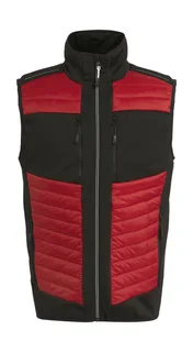 Regatta Professional E-Volve Thermal Hybrid Bodywarmer in Classic Red/Black, voorkant