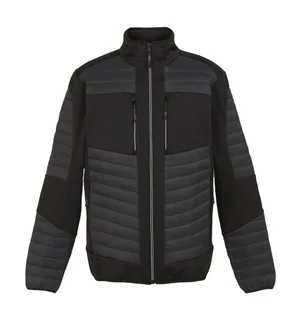 Regatta Professional E-Volve thermisch hybride jack in Ash/Black, voorkant
