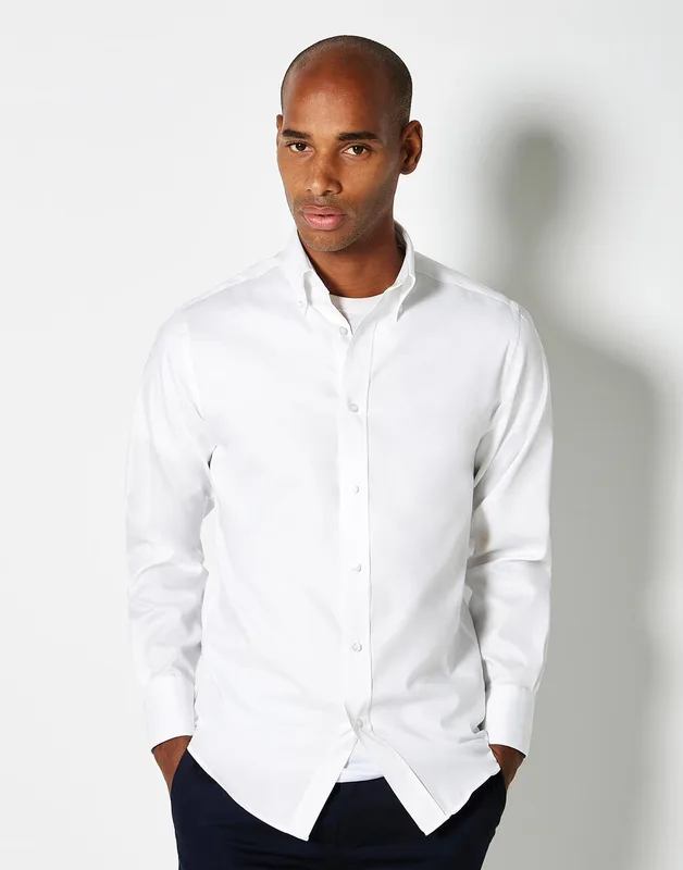 Kustom Kit Premium oxford overhemd, tailored fit