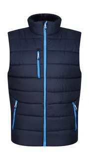 Regatta Professional Heren Navigate thermische bodywarmer in Navy/French Blue, voorkant