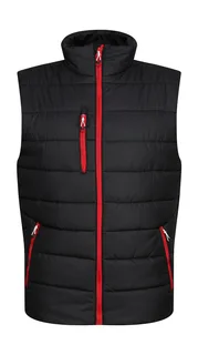 Regatta Professional Heren Navigate thermische bodywarmer in Black/Classic Red, voorkant