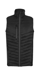 Regatta Professional Heren Navigate hybride bodywarmer in Black/Seal Grey, voorkant
