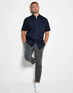 Kustom Kit Premium oxford overhemd met korte mouwen, classic fit – foto 7