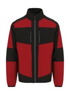 Regatta Professional E-Volve 2-laags softshell jack in Classic Red/Black, voorkant