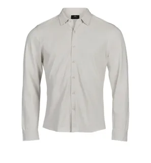 Tee Jays Luxe stretch overhemd in Cement, voorkant