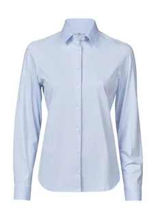Tee Jays Dames Active stretch blouse in Light Blue, voorkant