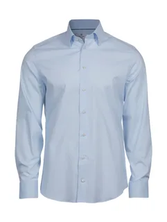 Tee Jays Luxe stretch overhemd in Light Blue, voorkant