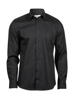 Tee Jays Luxe stretch overhemd in Black, voorkant