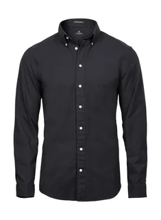 Tee Jays Perfect oxford overhemd in Black, voorkant