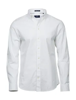 Tee Jays Perfect oxford overhemd in White, voorkant