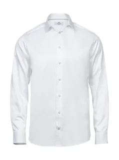 Tee Jays Luxe overhemd met ruime pasvorm in White, voorkant