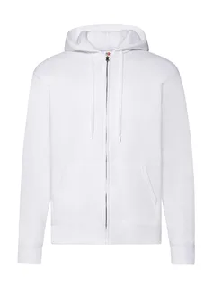 Fruit of the Loom Hoodievest in White, voorkant